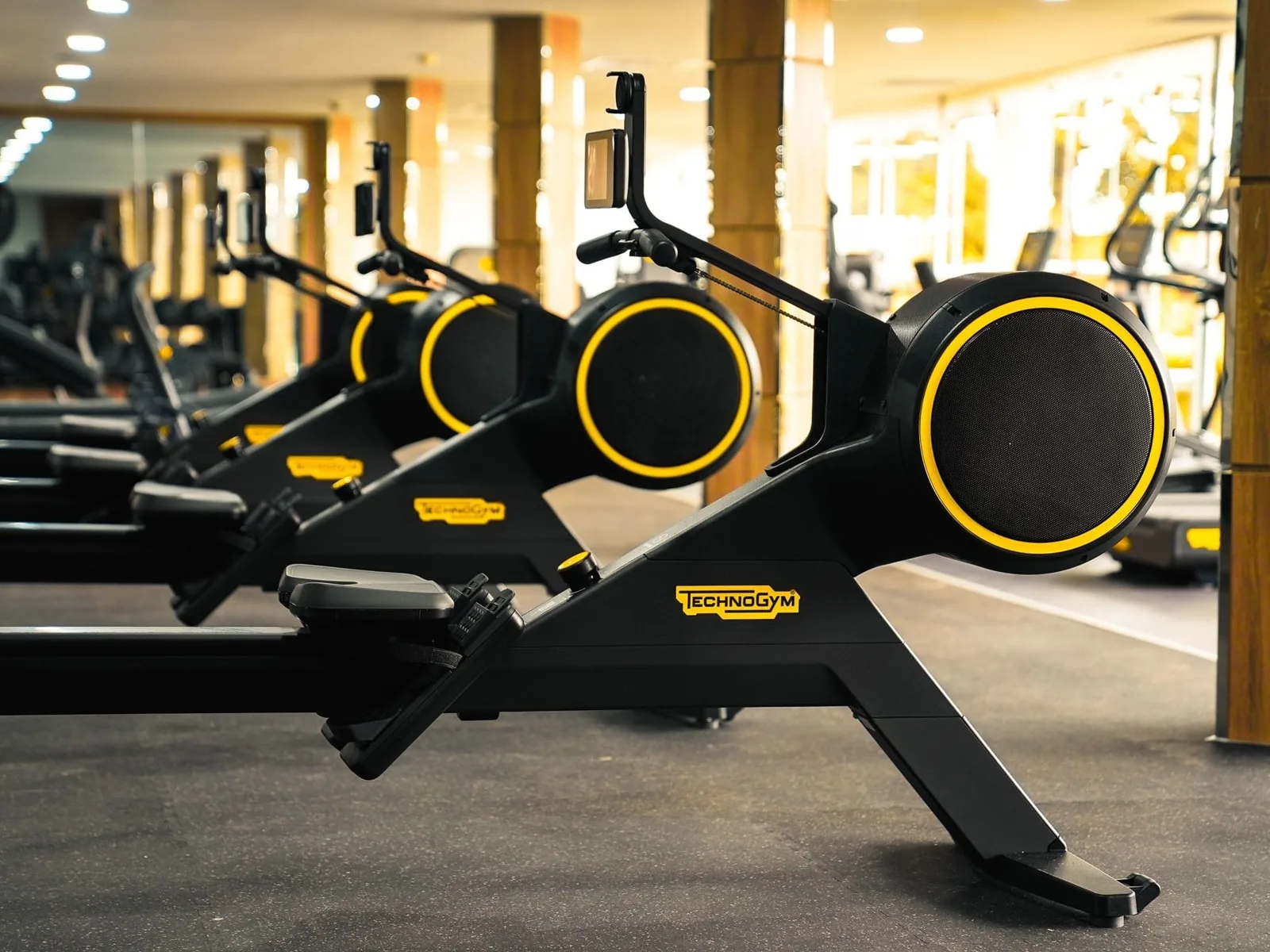 Fitness centre exercise bikes at Abuja Continental Hotel