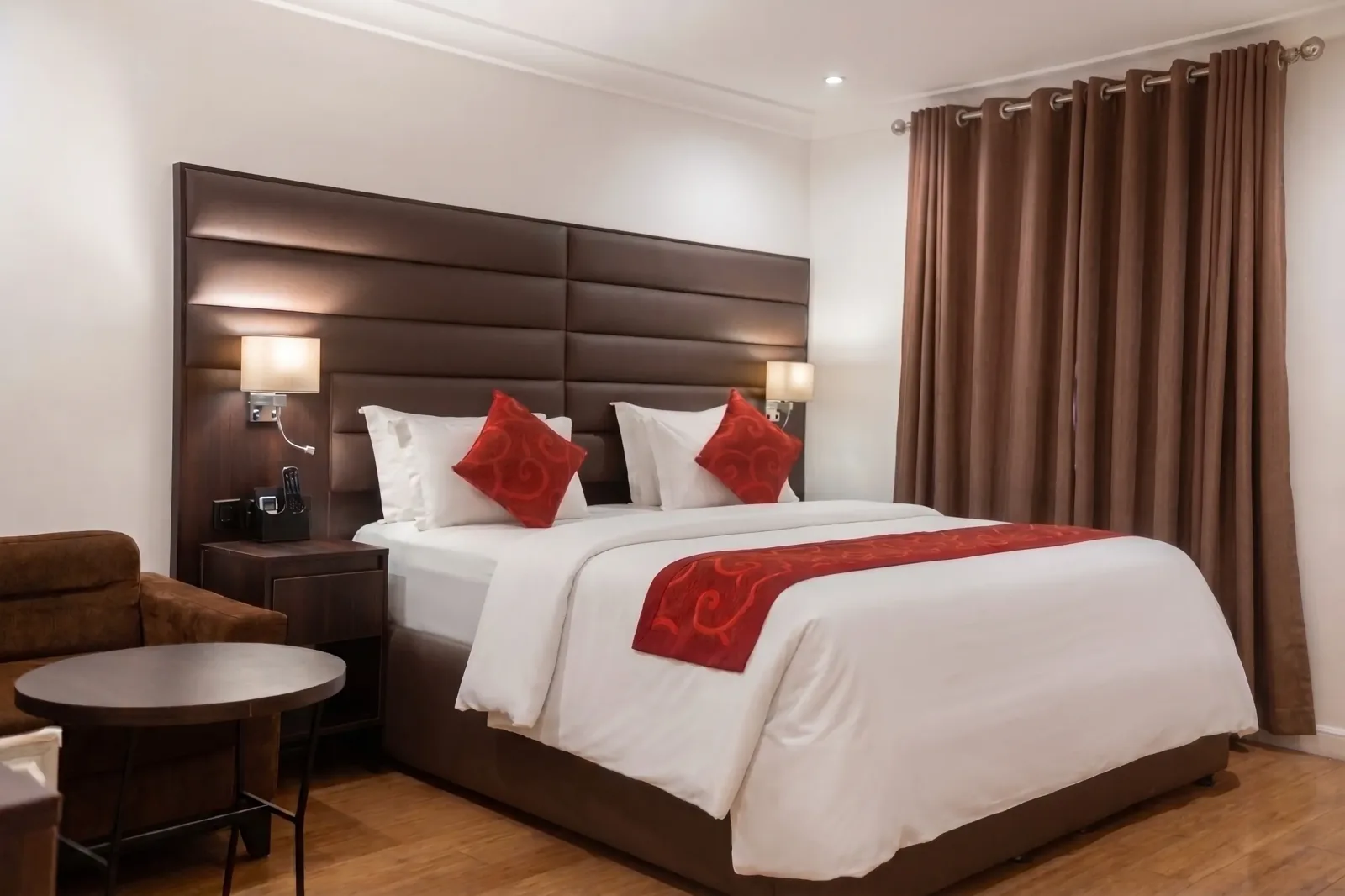 Standard guest room at Bolton White Hotel