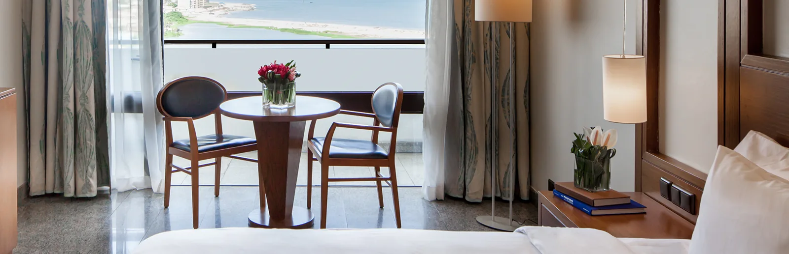 Guest room seating area at Eko Hotels and Suites