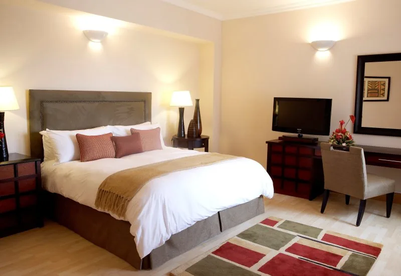 Apartment King bedroom at Federal Palace Hotel and Casino