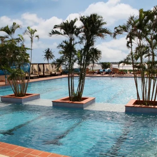 Pool Club swimming pool at Federal Palace Hotel and Casino