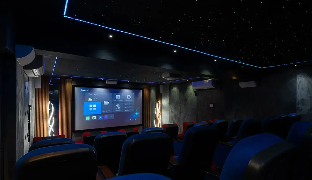 Cinema seating at WaterCress Hotel